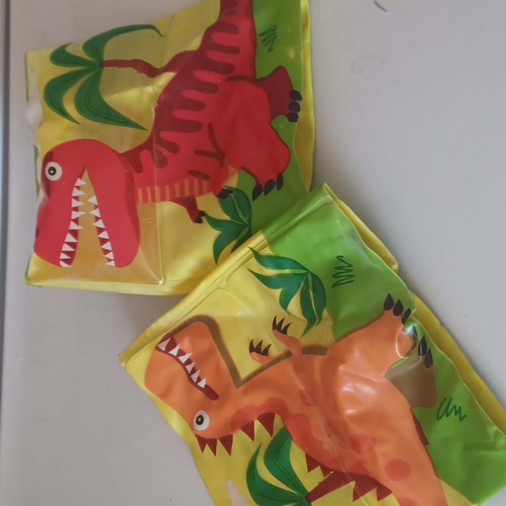 Dinosaur inflatable water wings
